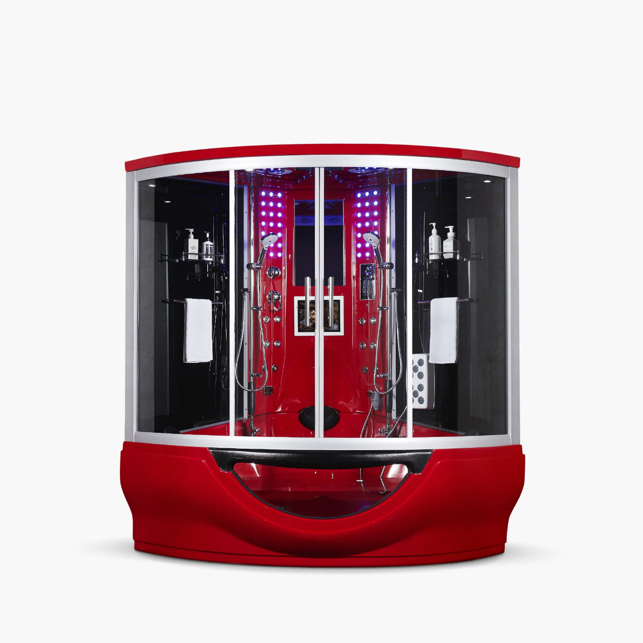 Platinum Red Superior Steam Shower