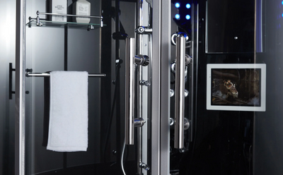 Platinum Black Superior Steam Shower