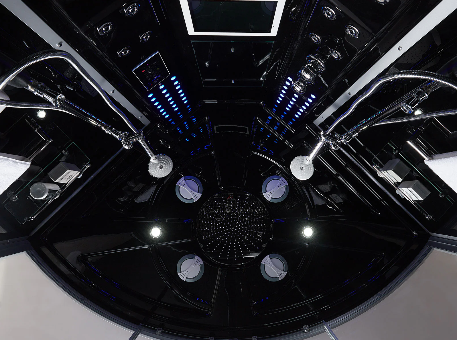 Platinum Black Superior Steam Shower