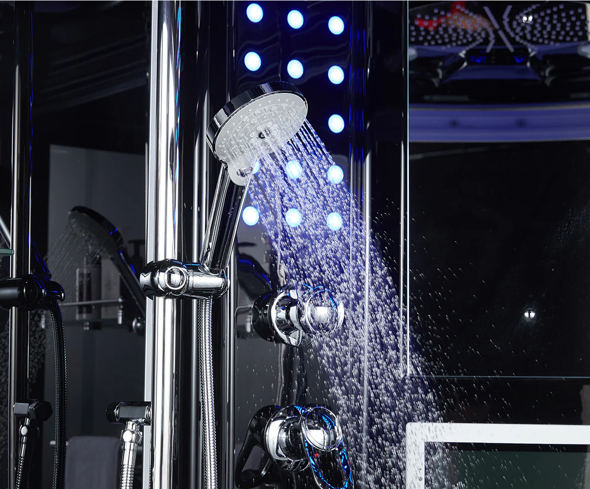 Platinum Black Superior Steam Shower