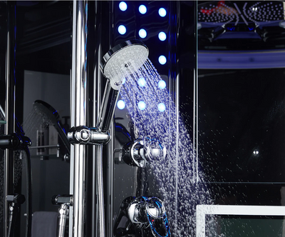 Platinum Black Superior Steam Shower