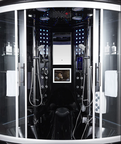 Platinum Black Superior Steam Shower