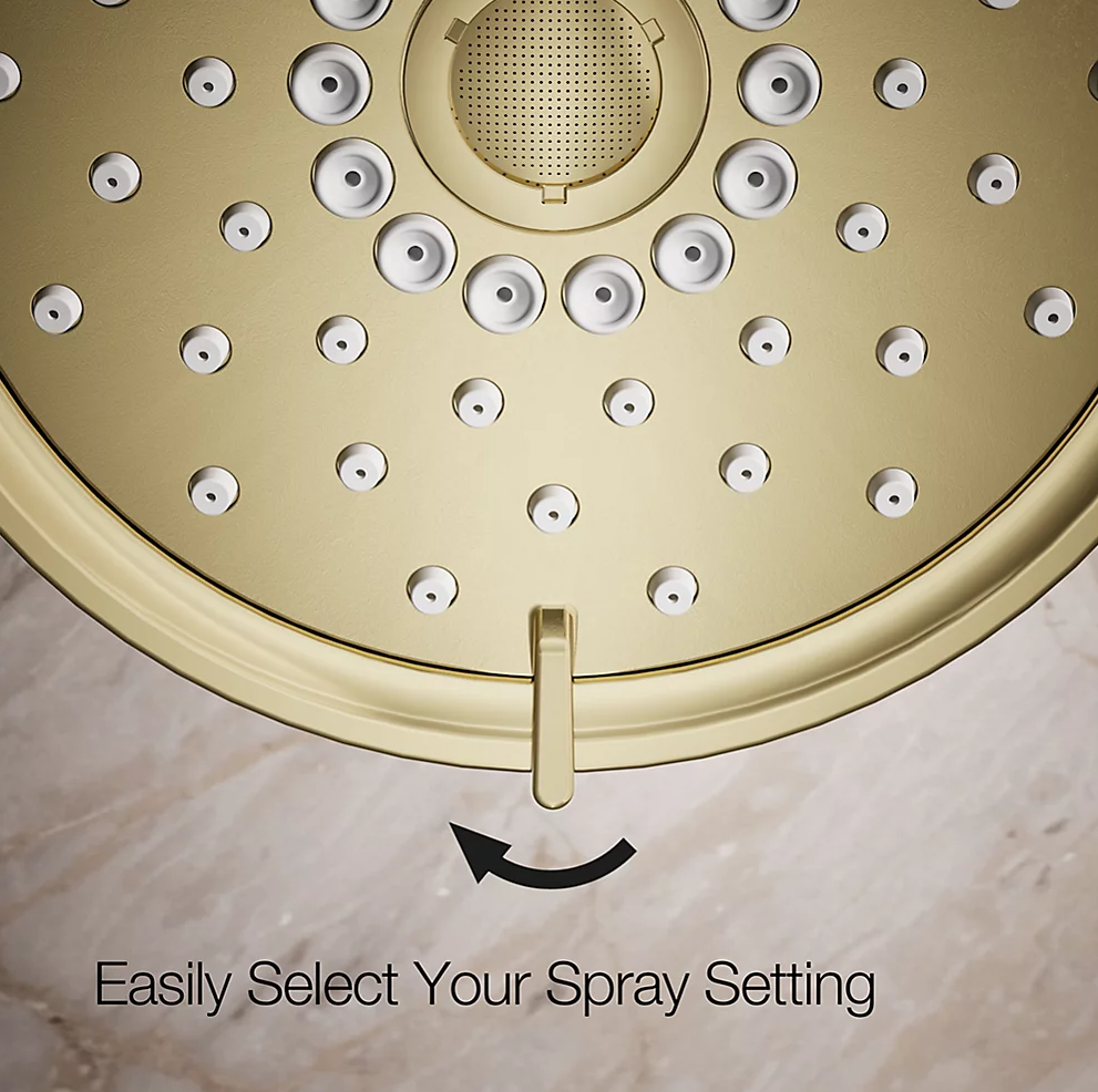 Kohler French Gold Purist Showerhead