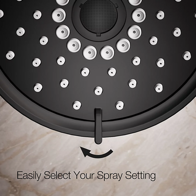 Kohler Matte Black Purist Showerhead