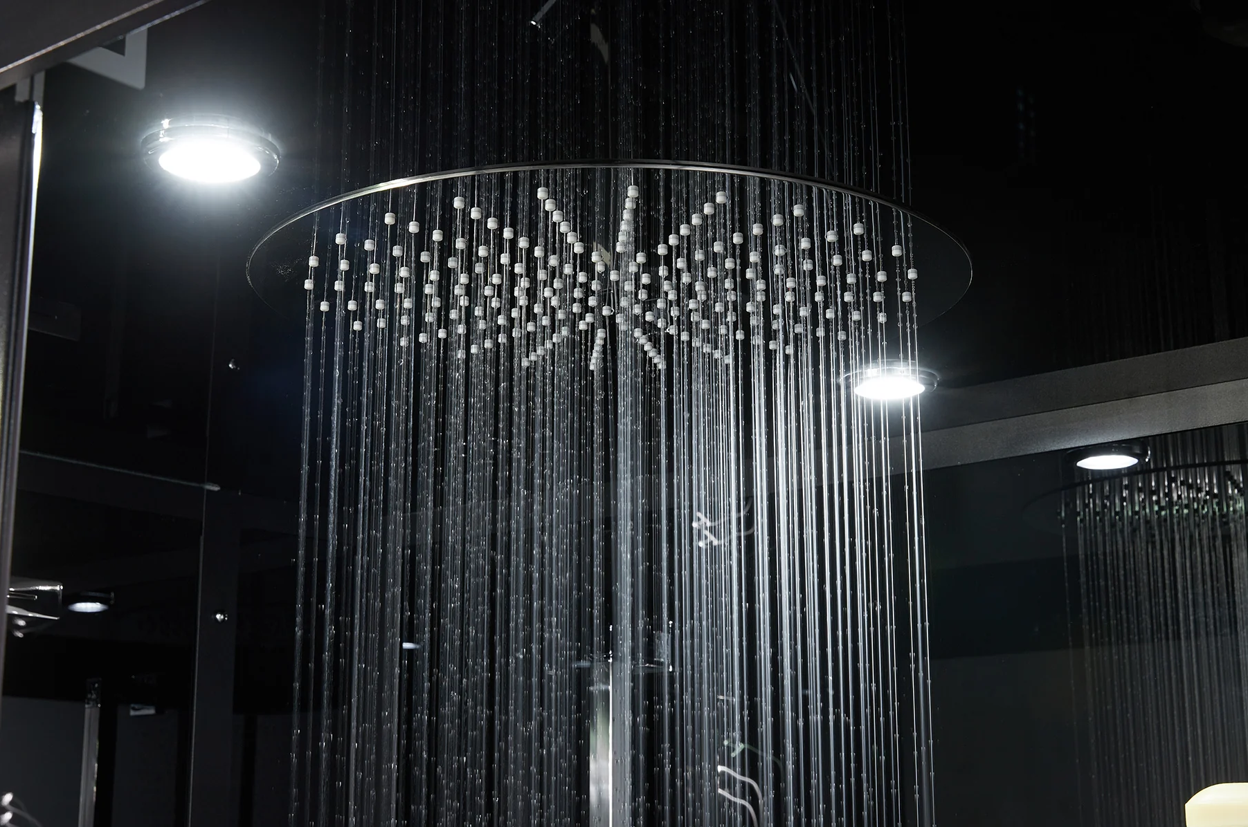 Platinum Black Anzio Steam Shower