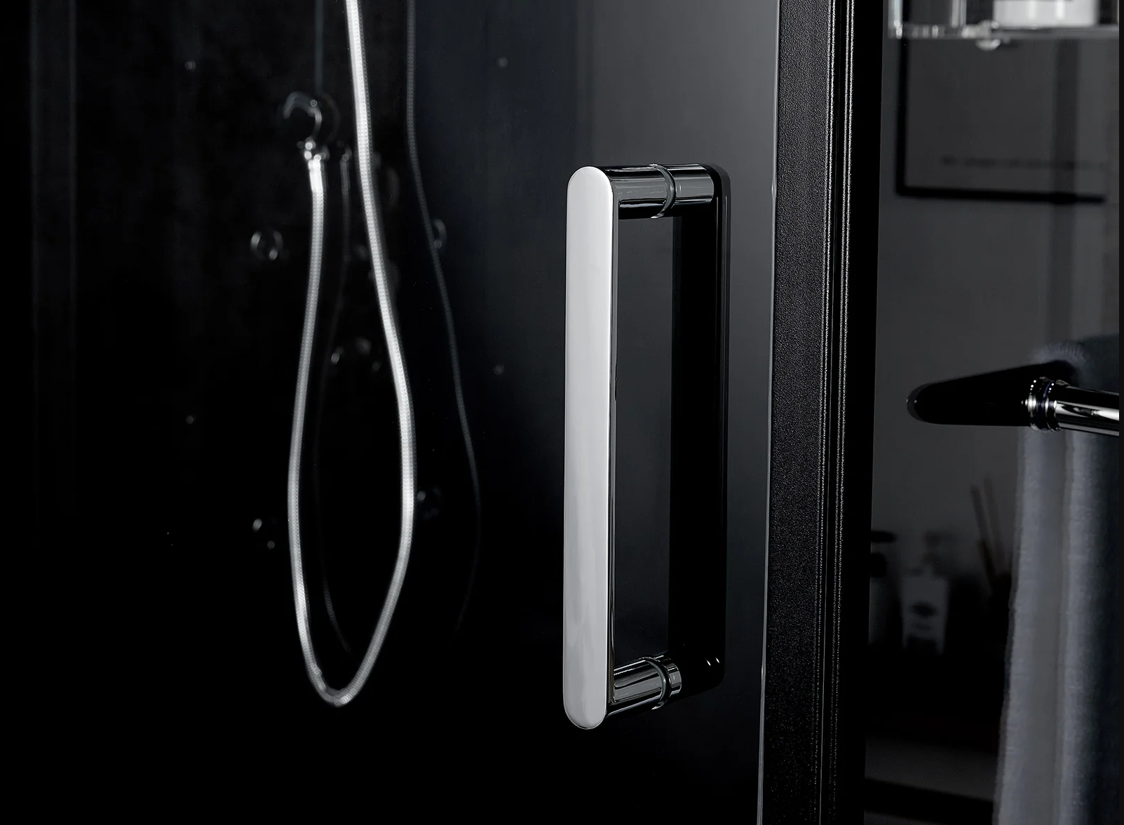 Platinum Black Anzio Steam Shower