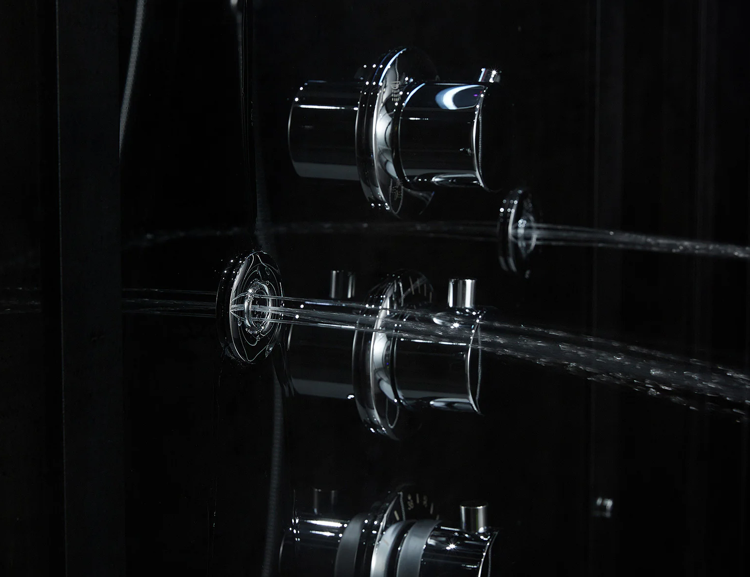 Platinum Black Anzio Steam Shower