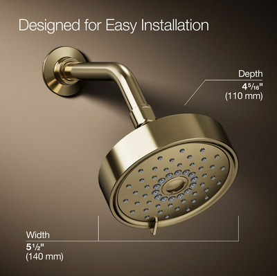 Kohler French Gold Purist Showerhead